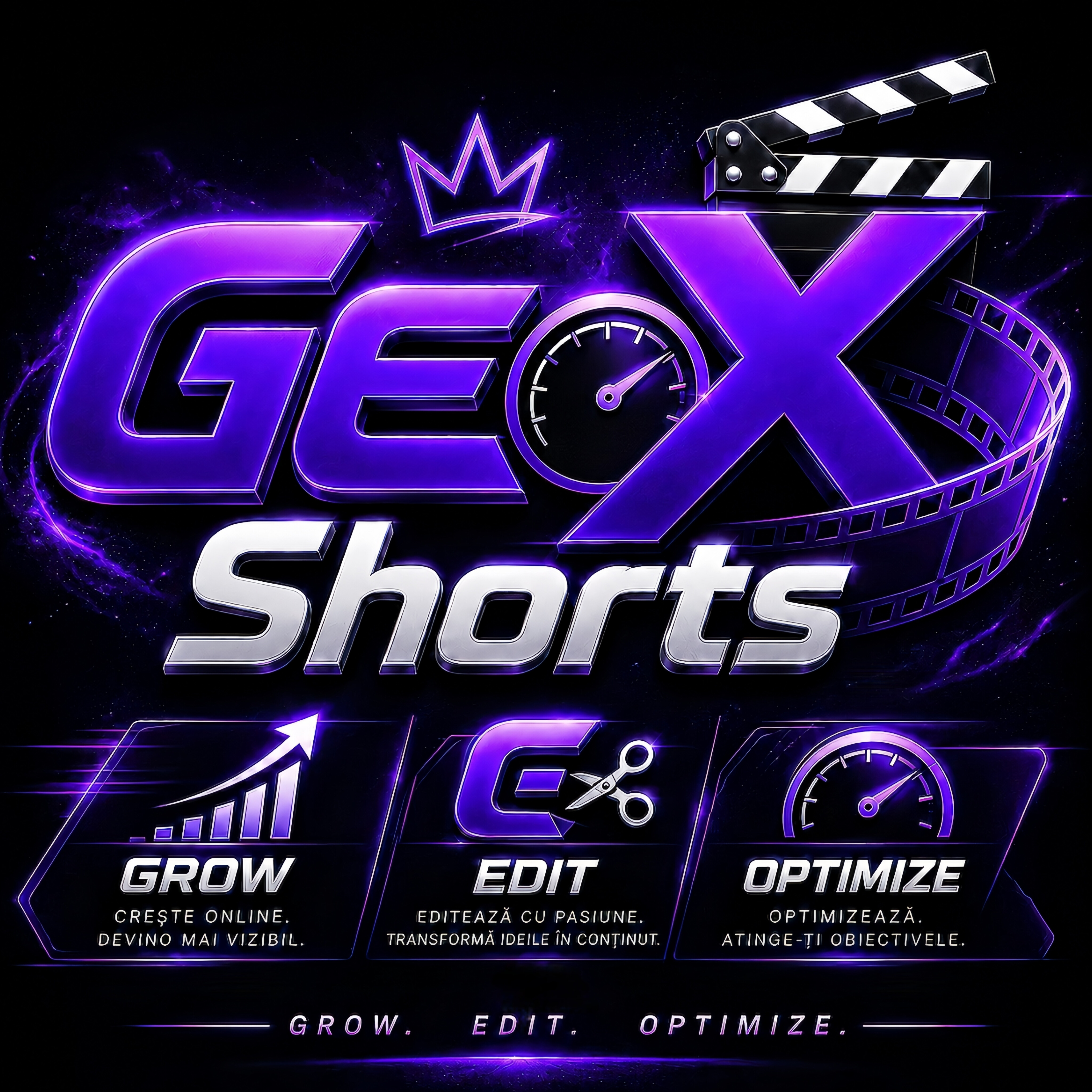 GeoX Shorts — Grow, Edit, Optimize